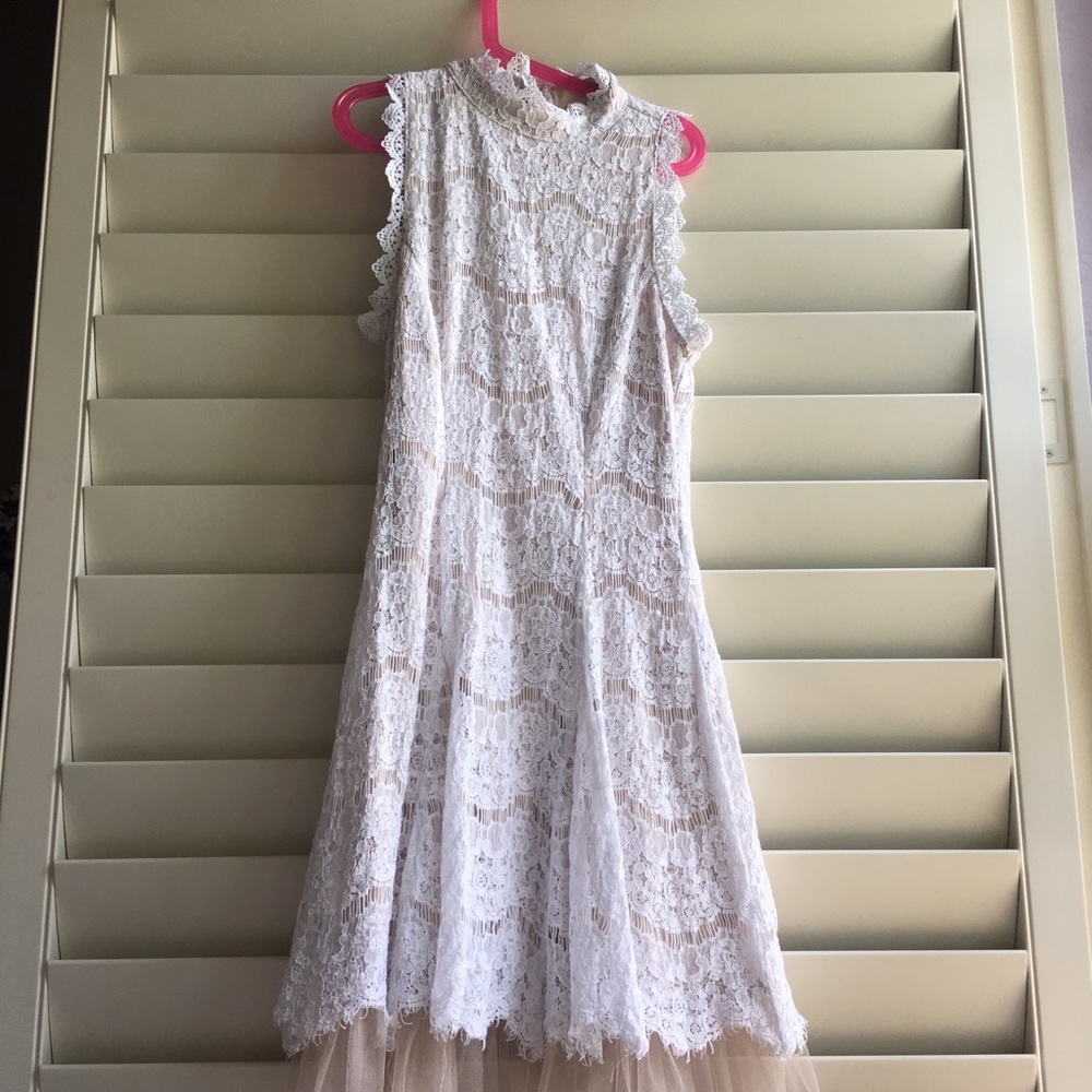 Francesca’s White Lace Dress